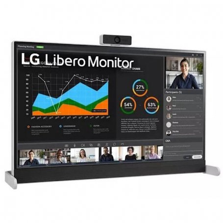 Monitor LG Libero 27" Qhd Ips Hdr 10 Webcam Fhd Desmontable
